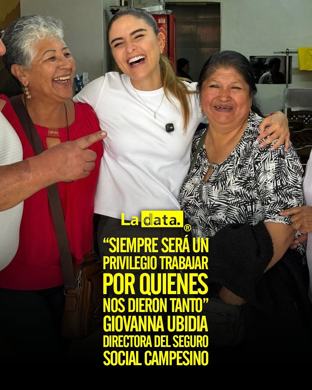 @ladataec  #ladata #TendenciaPolítica #GiovannaUbidia #AdultosMayores