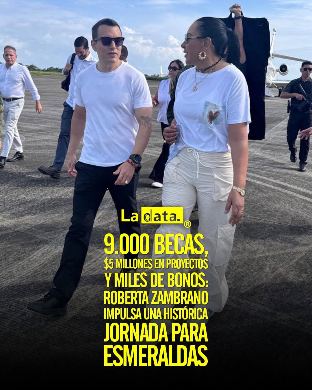 @ladataec👈 #ladata #TendenciaPolítica #RobertaZambrano #Esmeraldas