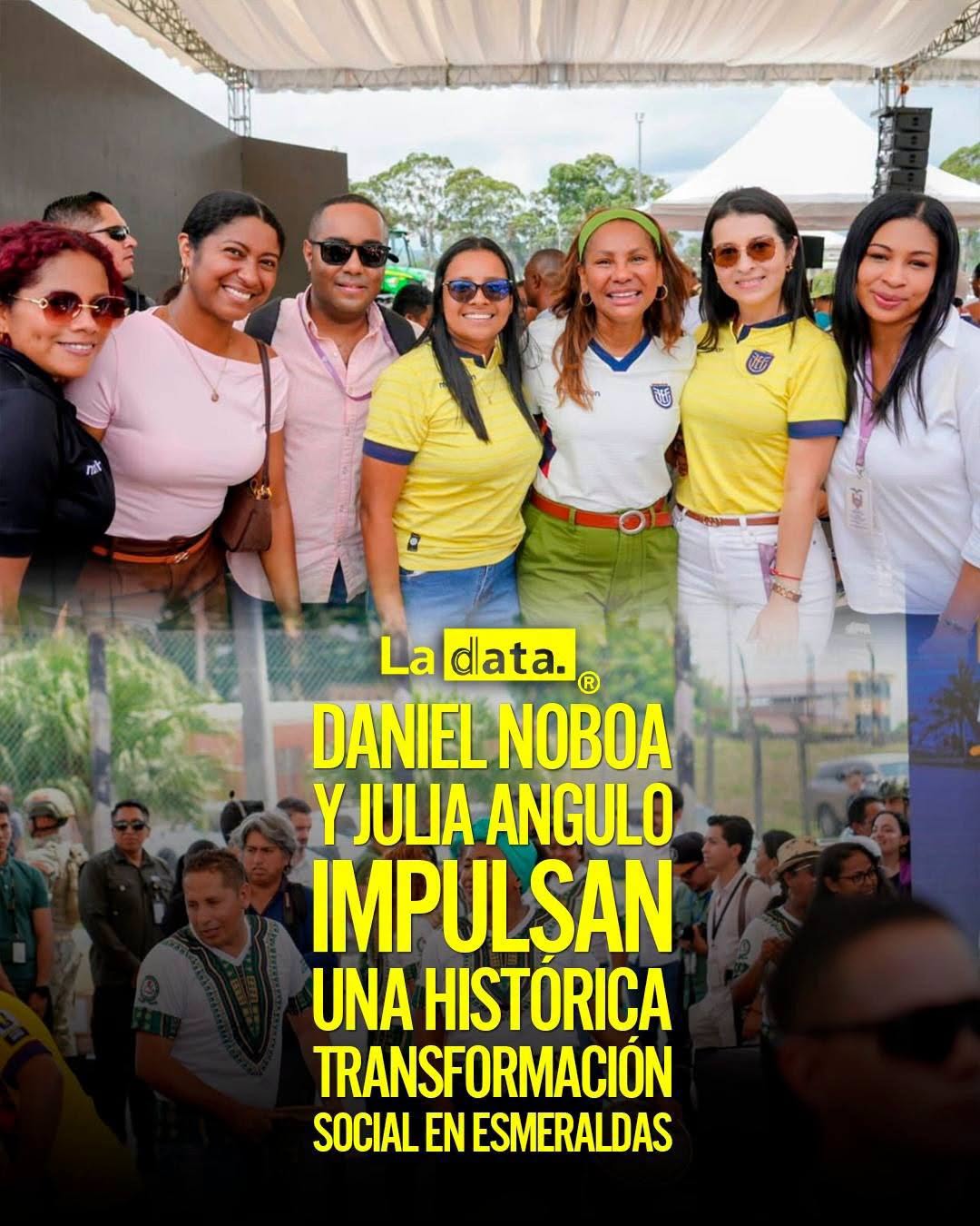 @ladataec 👈 #ladata #TendenciaPolítica #DanielNoboa #JuliaAngulo #Esmeraldas