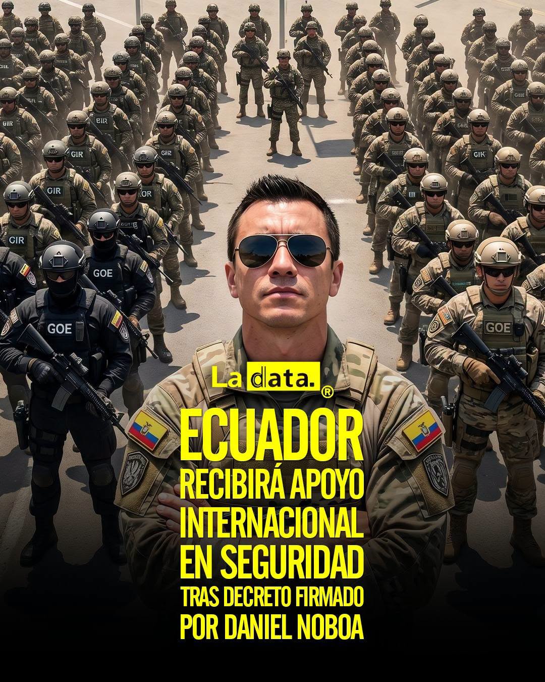 @ladataec👈 #ladata #TendenciaPolítica #Seguridad #DanielNoboa