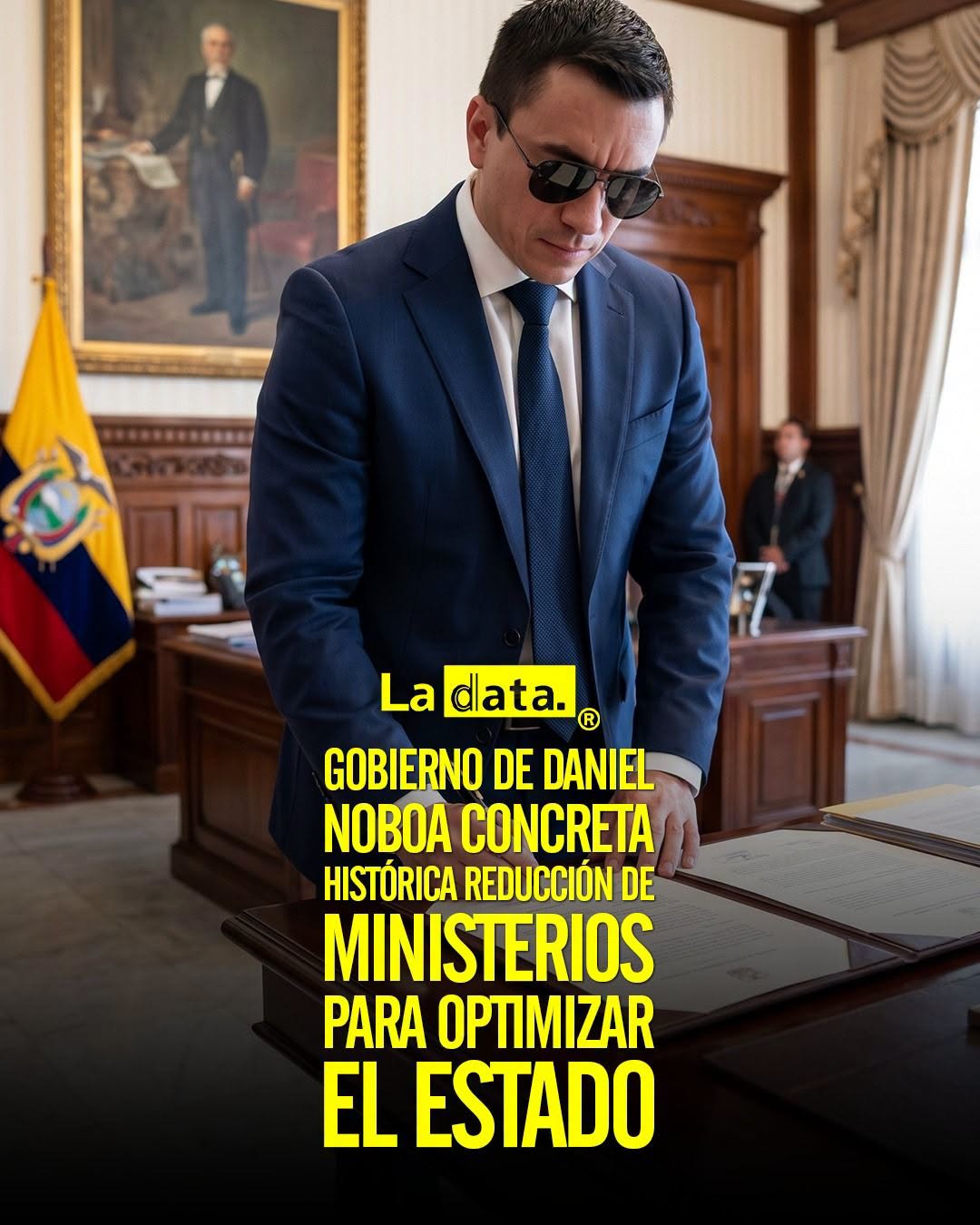 @ladataec 👈 #ladata #TendenciaPolítica #DanielNoboa #Ministerios