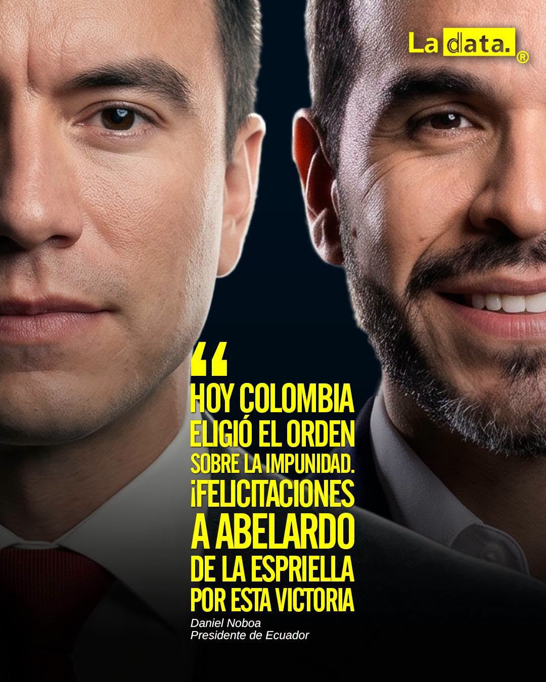 @ladataec 👈 #ladataec #tendenciapolitica #ecuador #colombia