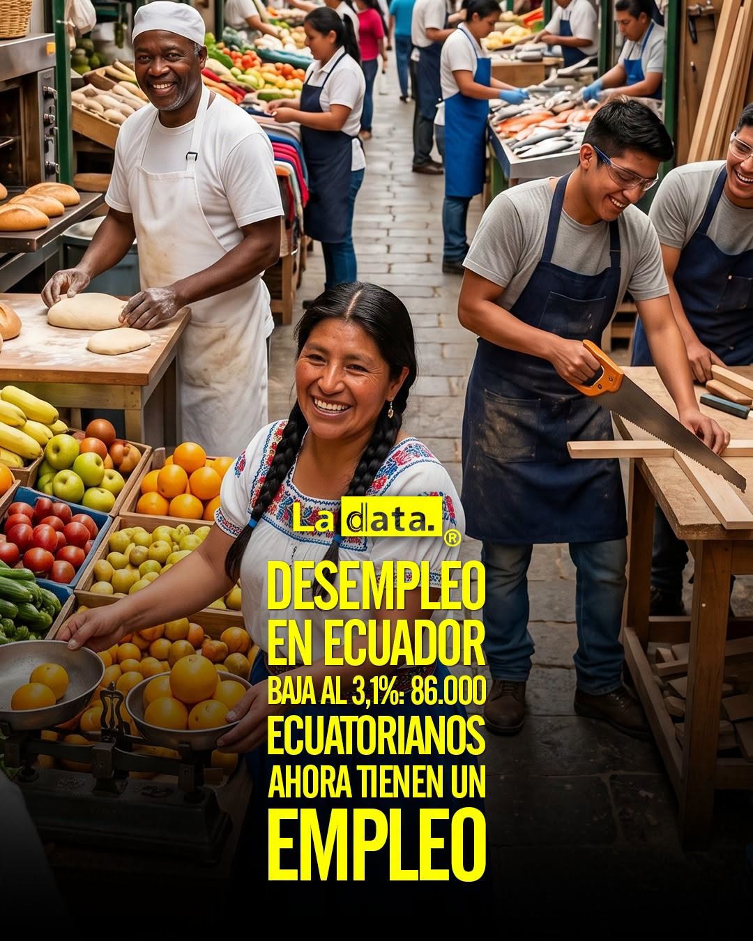@ladataec👈  #LaData #TendenciaPolítica #Trabajo #DanielNoboa