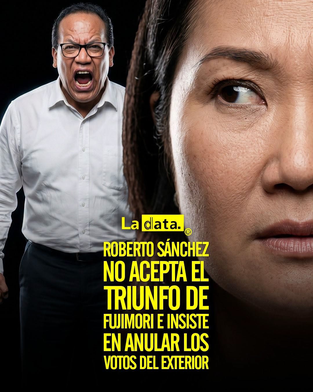 @ladataec👈 #ladata #TendenciaPolítica #RobertoSánchez #KeikoFujimori