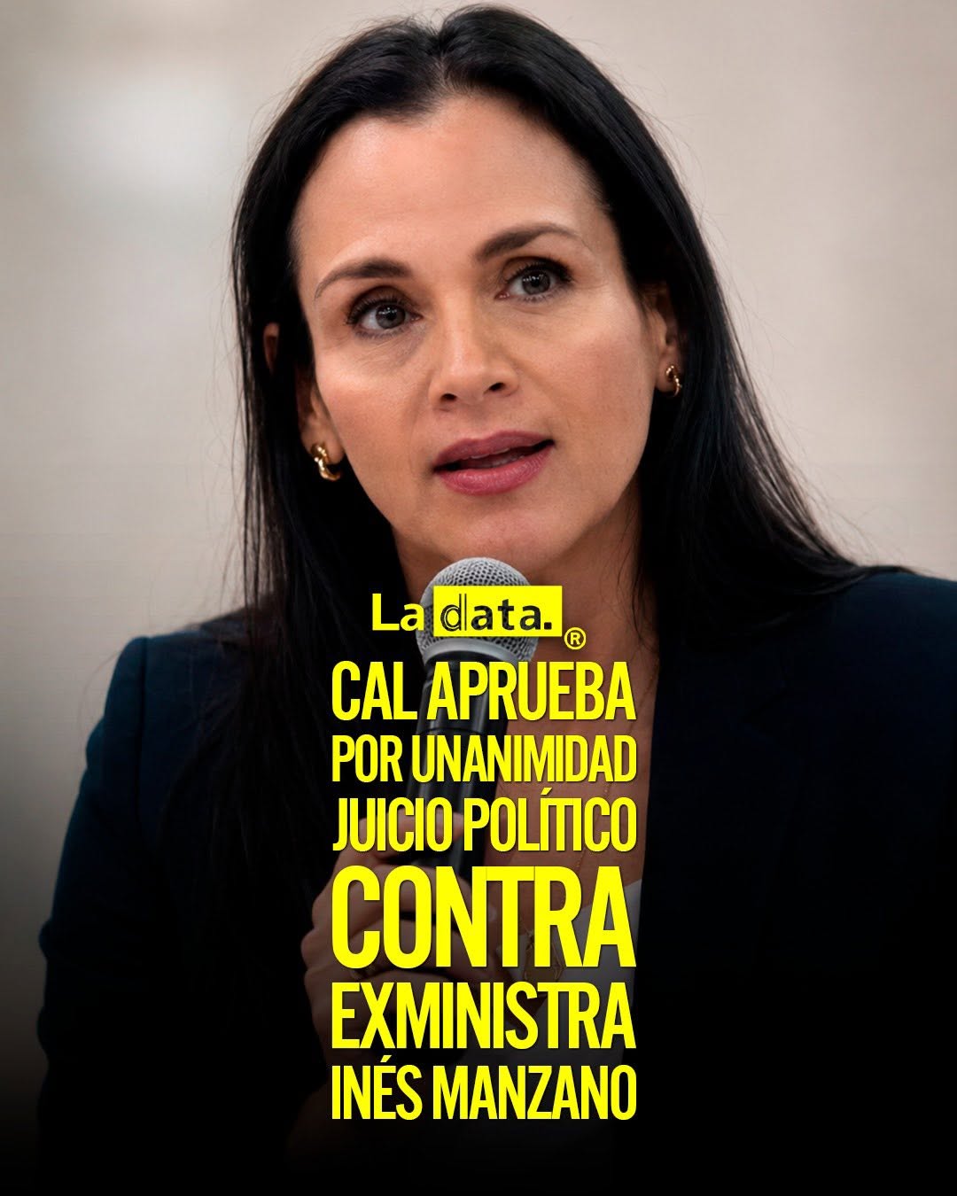 @ladataec👈 #LaData #TendenciaPolitica #Cal #InesManzano
