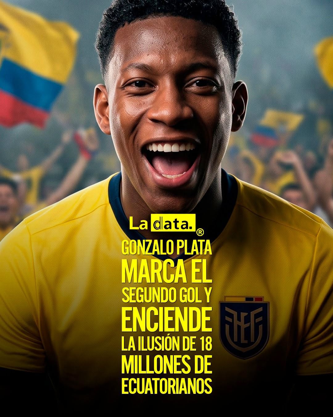 @ladataec👈 #ladata #TendenciaPolítica #Ecuador #Mundial2026 #GonzaloPlata