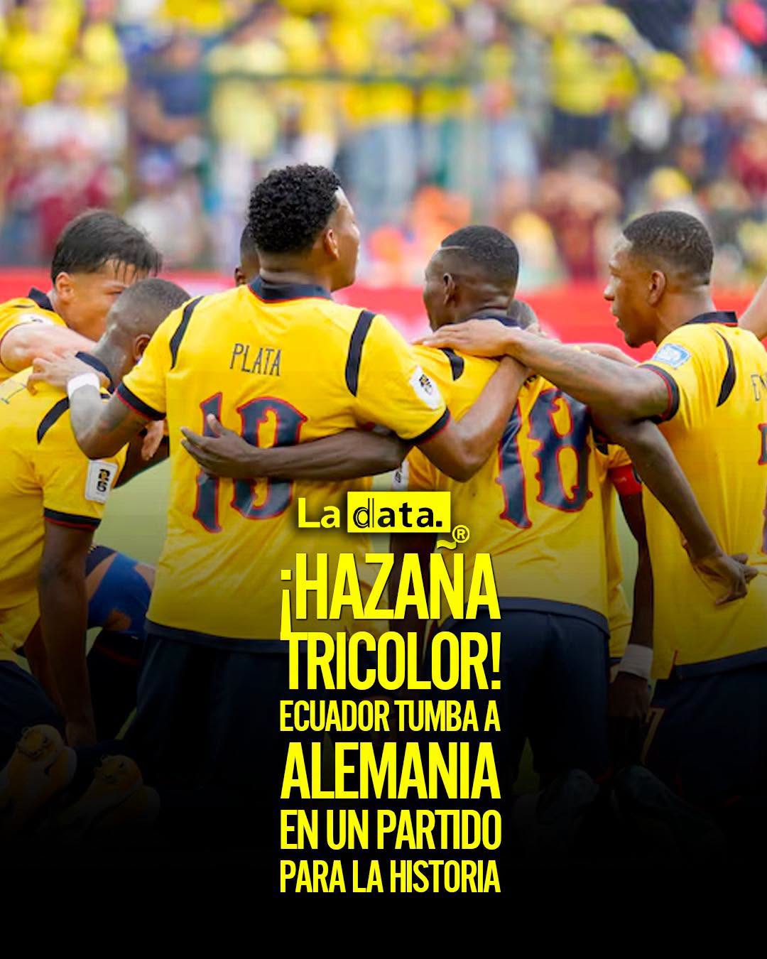 @ladataec👈 #ladata #TendenciaPolítica  #Ecuador #Mundial2026 #HazañaTricolor