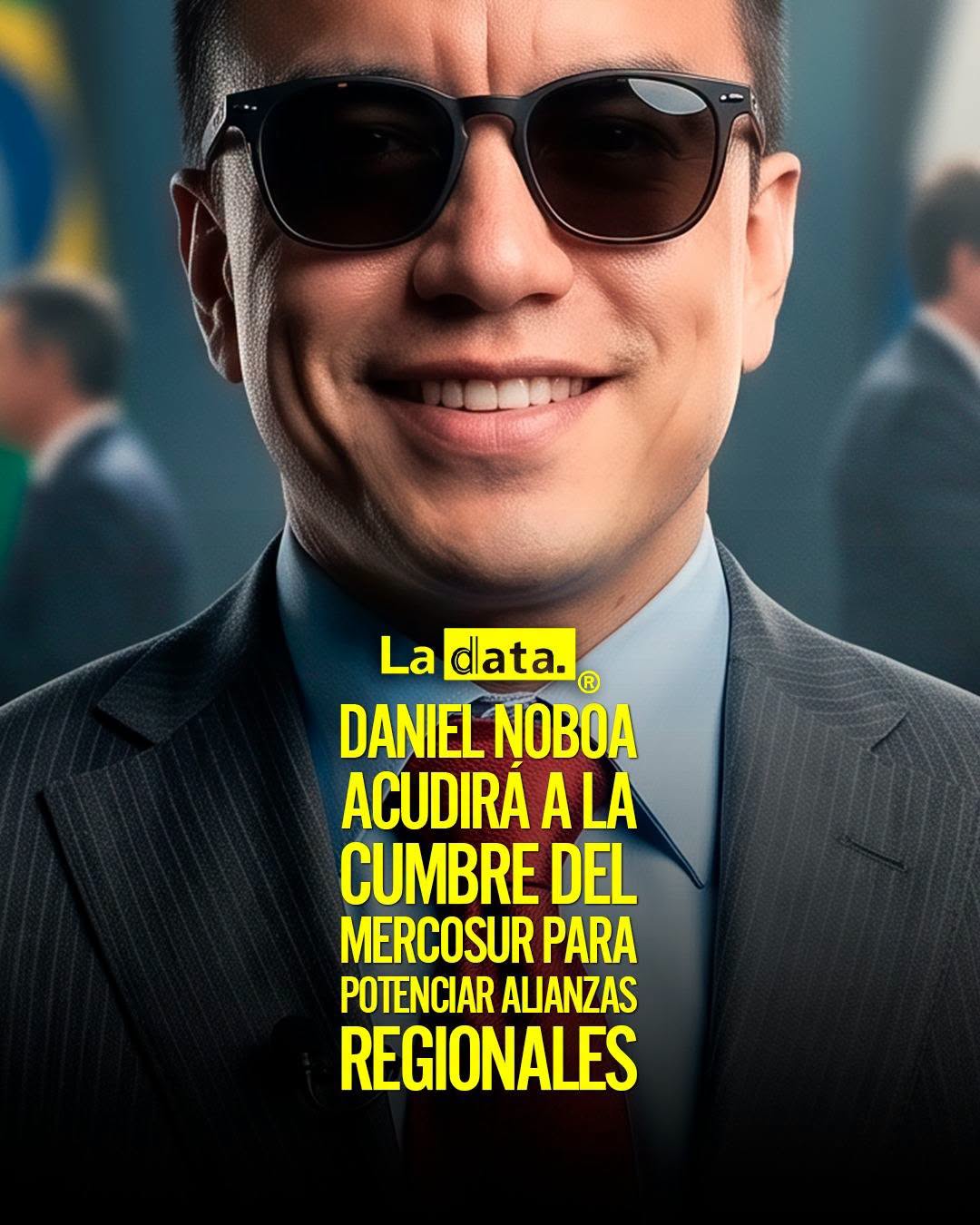 @ladataec👈 #LaData #TendenciaPolítica #Mercosur #DanielNoboa