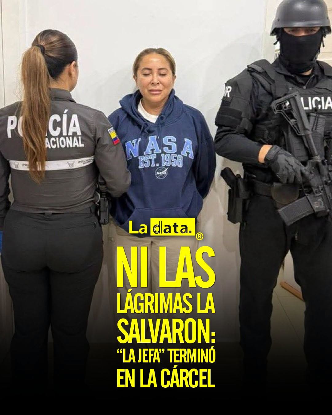 @ladataec👈 #ladata #TendenciaPolítica #Lajefa #Carcel