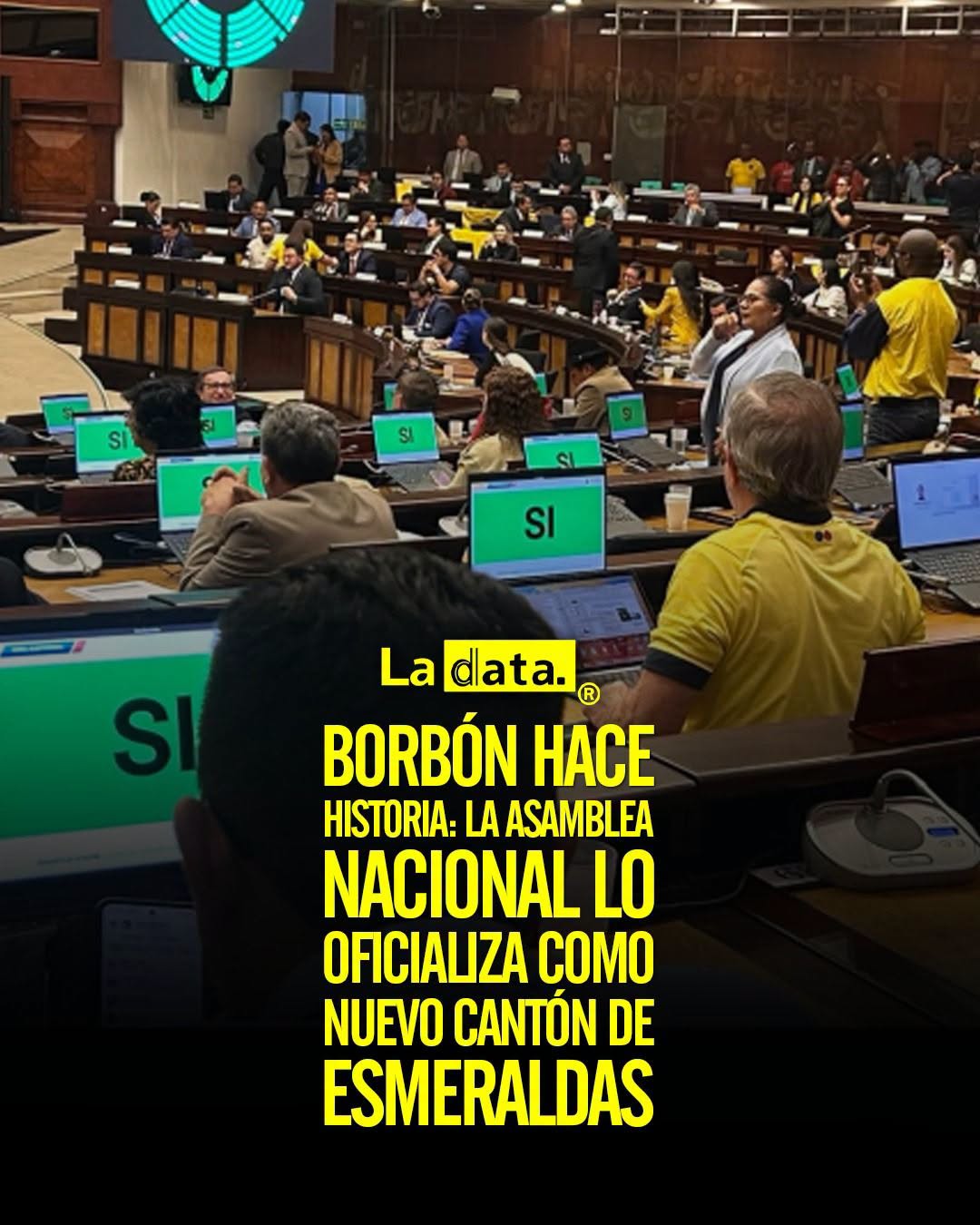 @ladataec 👈  #ladata #TendenciaPolítica #Borbón #Esmeraldas