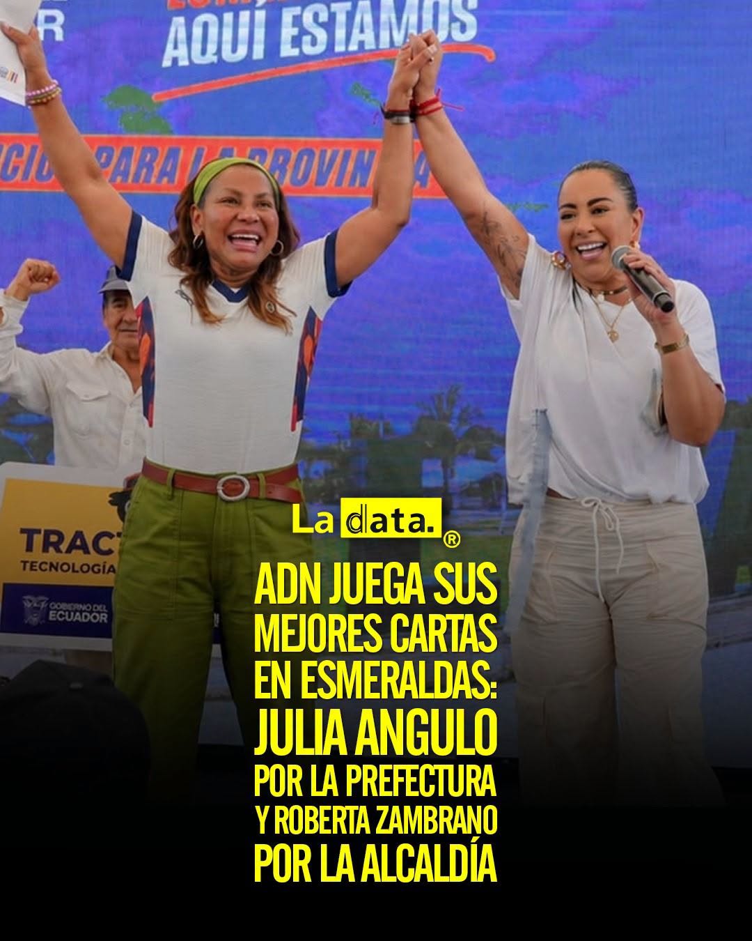 @ladataec 👈 #ladata #TendenciaPolítica #JuliaAngulo #RobertaZambrano DanielNoboa