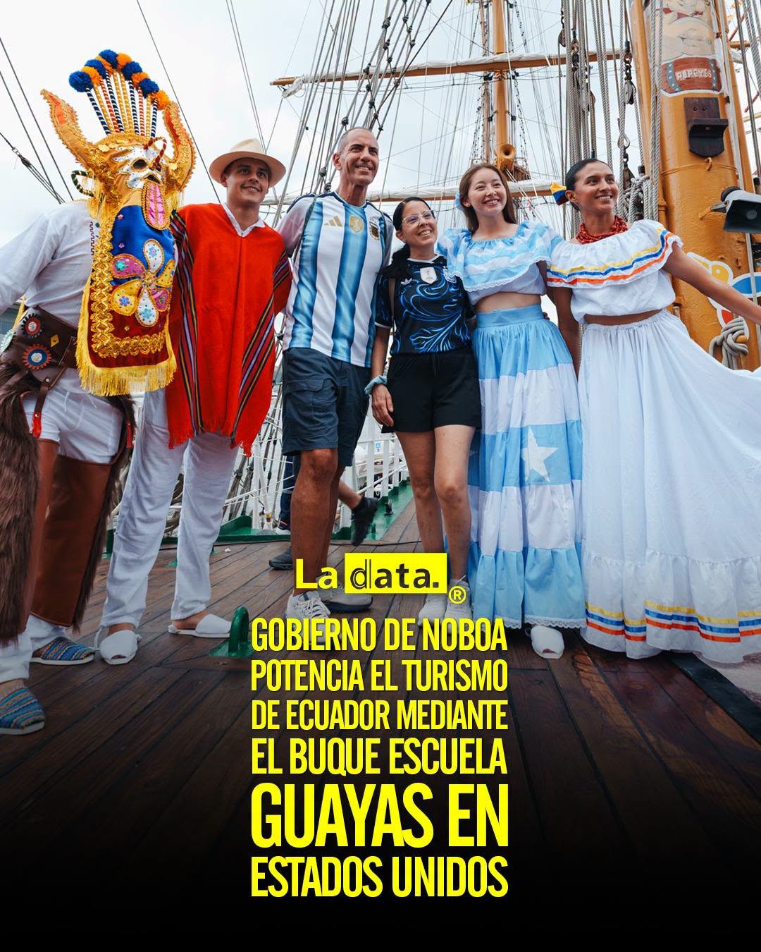 @ladataec 👈 #ladata #TendenciaPolítica #DanielNoboa #Turismo
