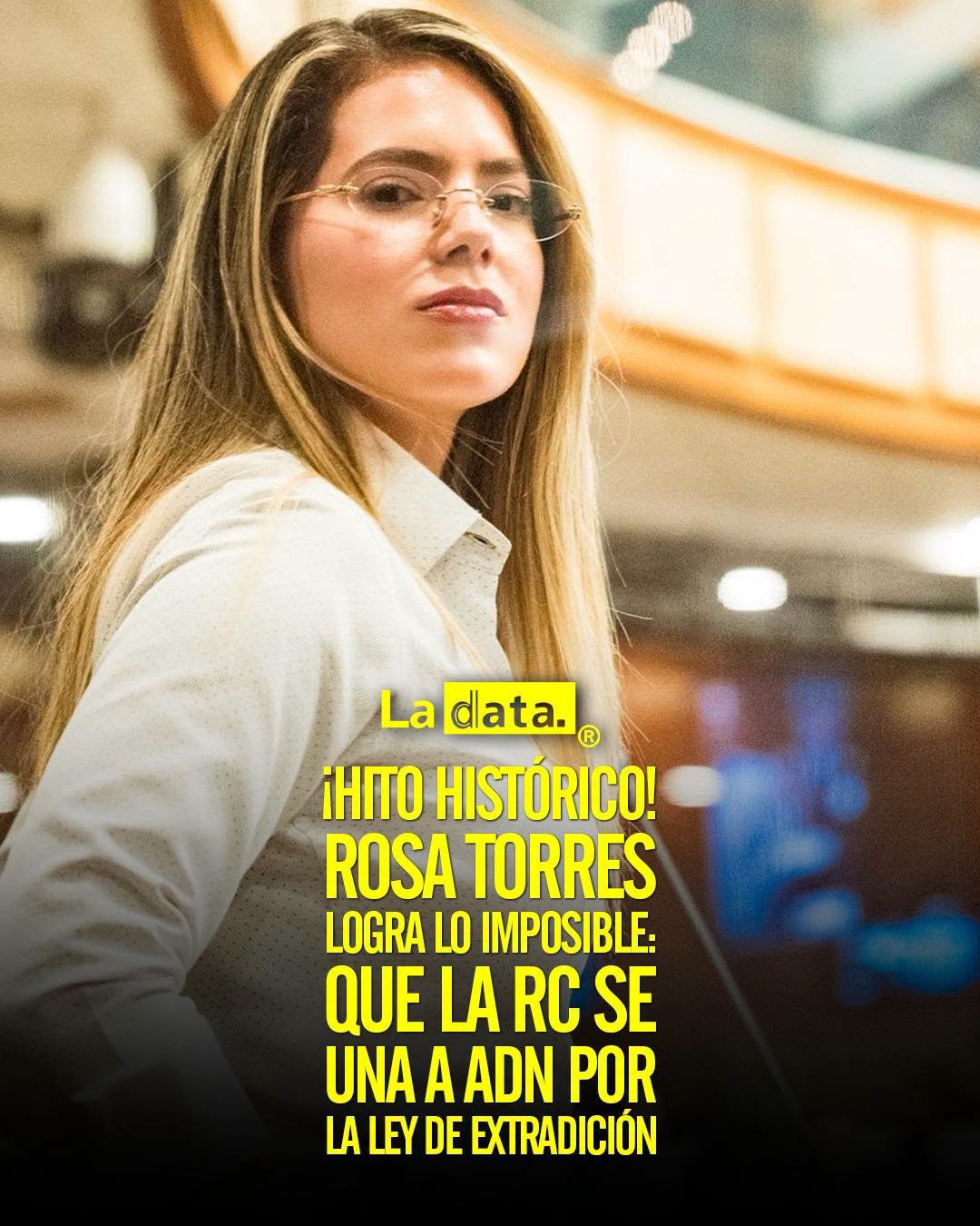 @ladataec #LaData #TendenciaPolítica #AsambleaNacional #RosaTorres