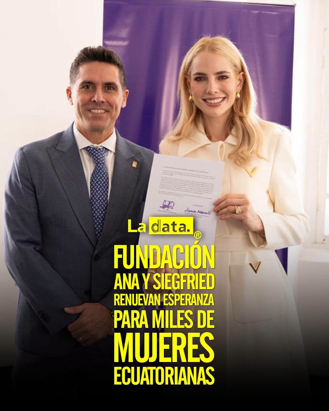 @ladataec👈 #ladata #TendenciaPolítica #FundaciónANA #SiegfriedEcuador