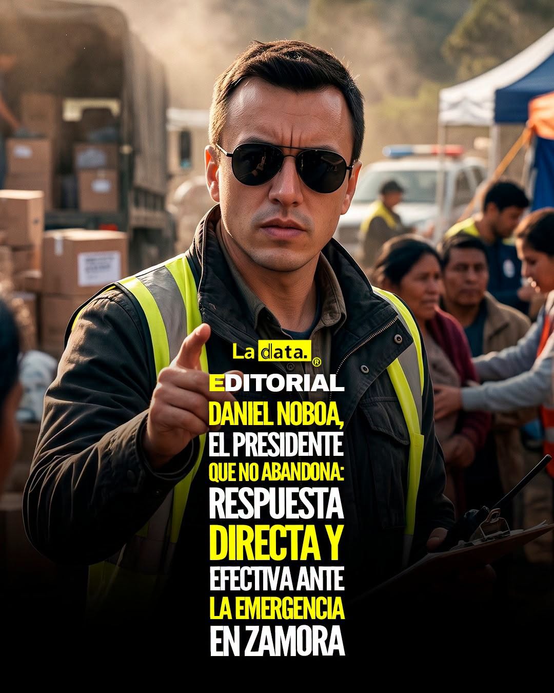 @ladataec 👈 #ladata #TendenciaPolítica #DanielNoboa #ZamoraChinchipe