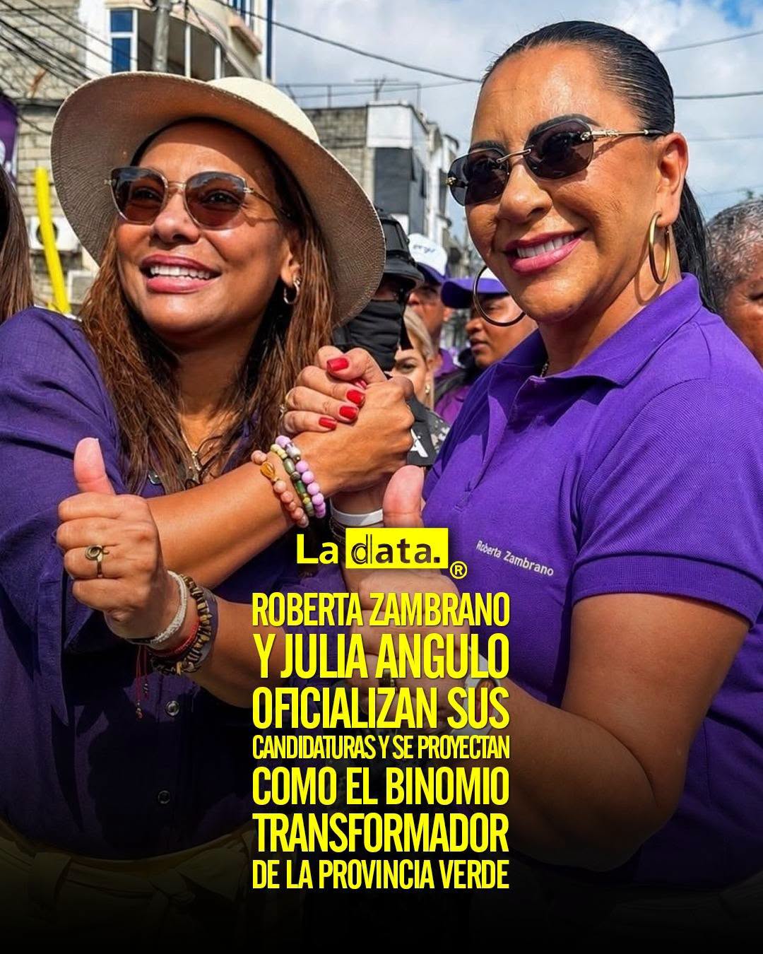 @ladataec 👈 #ladata #TendenciaPolítica #RobertaZambrano #JuliaAngulo