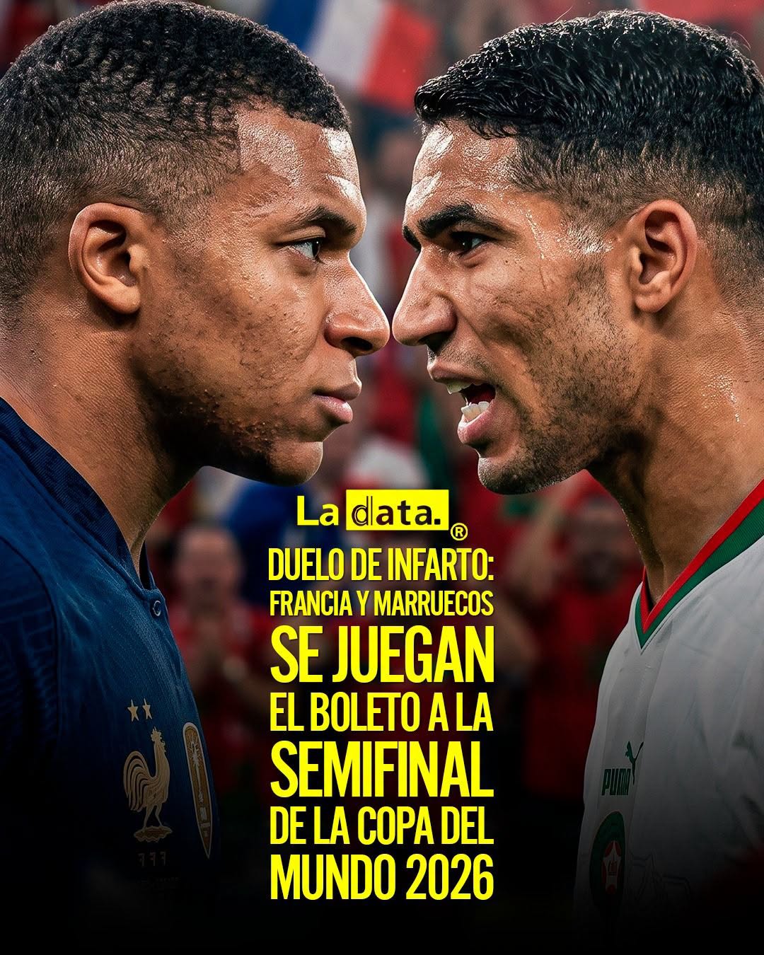 @ladataec 👈 #ladata #TendenciaPolítica #FranciaVsMarruecos #Mundial2026