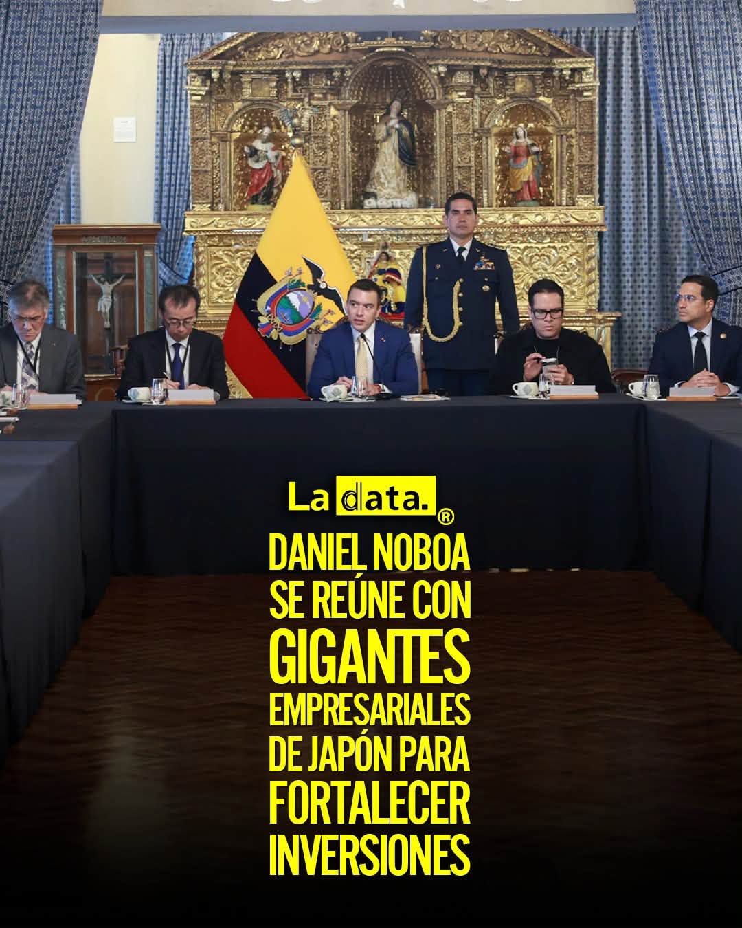 @ladataec👈 #LaData #TendenciaPolitica #DanielNoboa #Japon