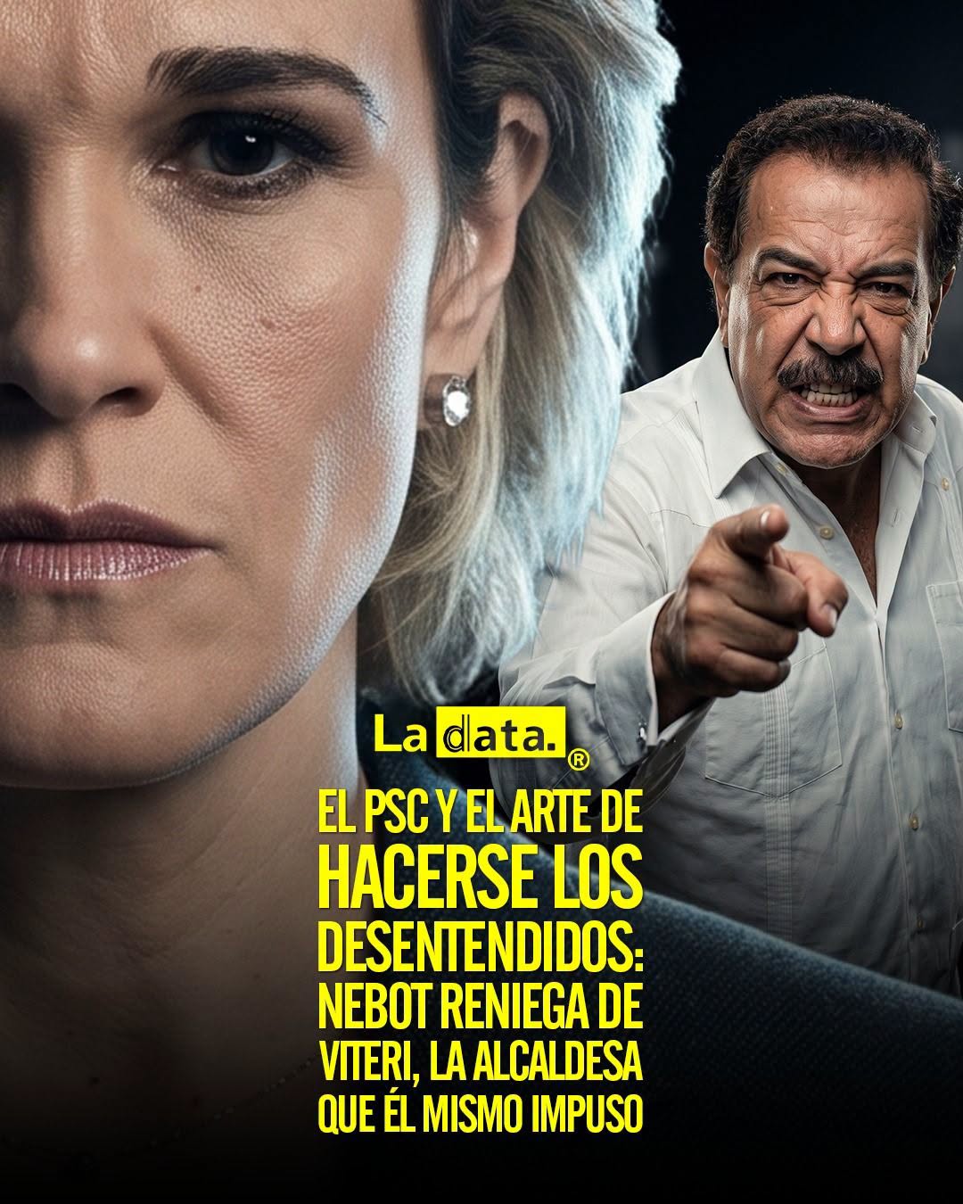 @ladataec 👈 #ladataec #tendenciapolitica #nebot #Viteri