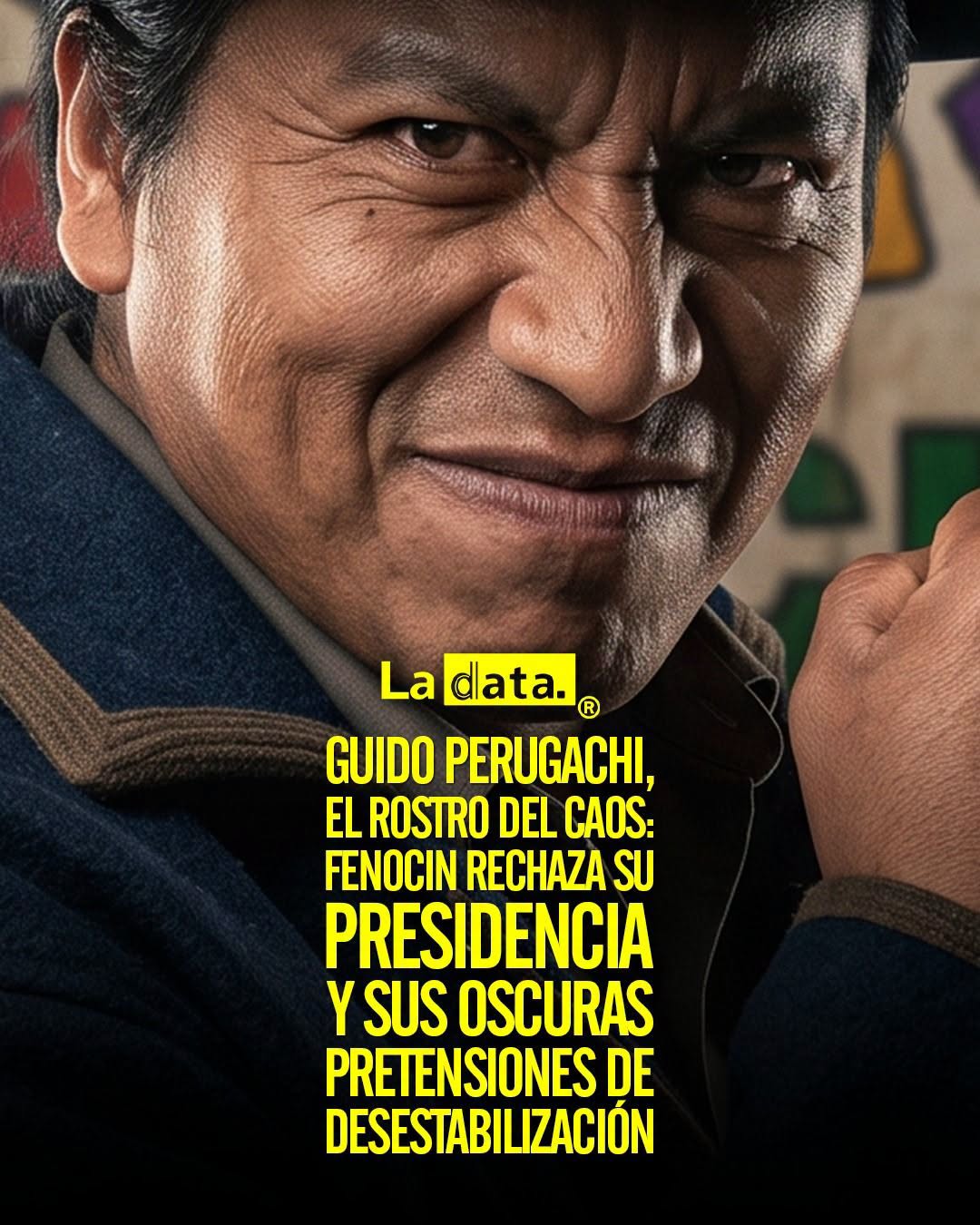 @ladataec 👈 #ladata #TendenciaPolítica #GuidoPerugachi #FENOCIN