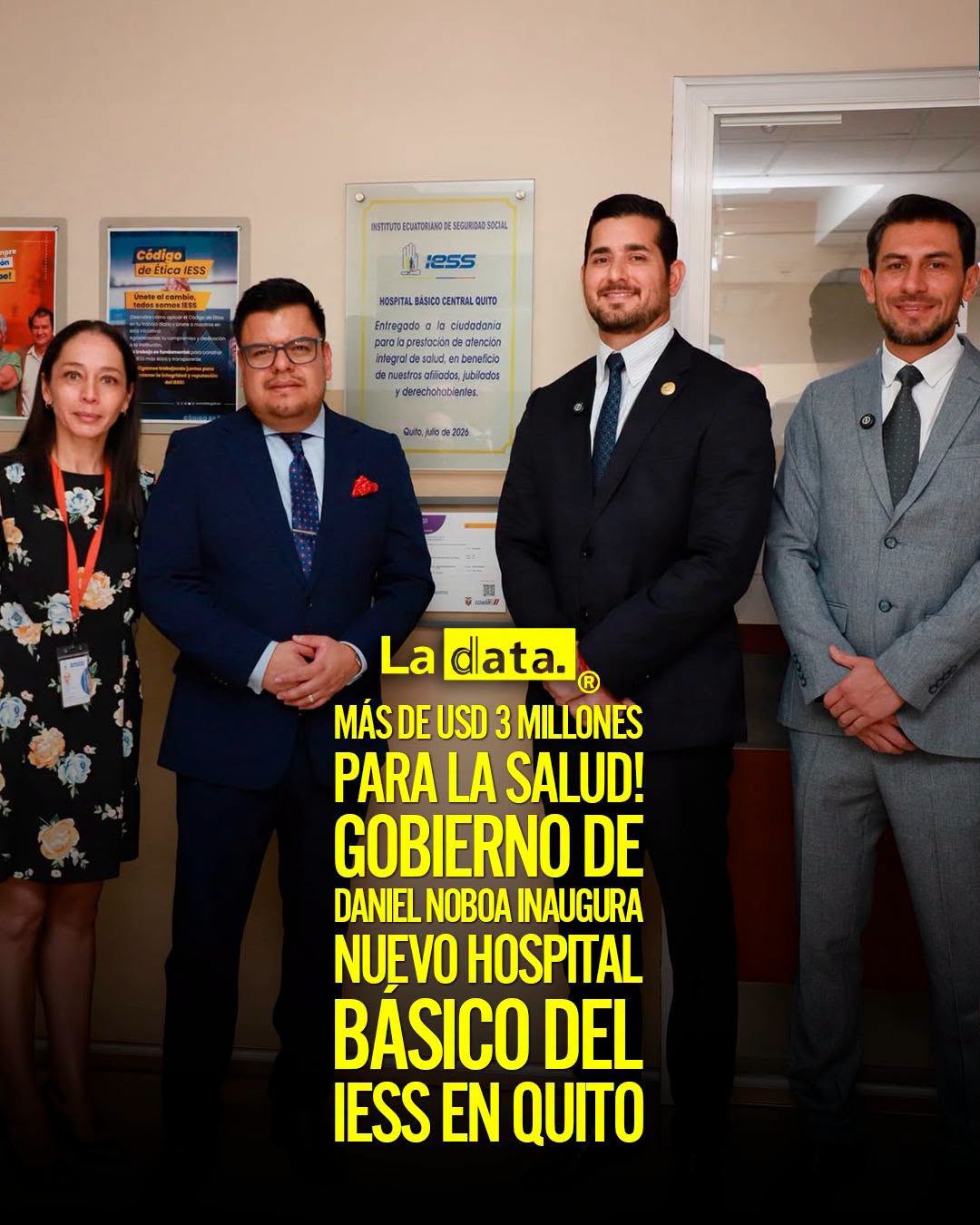 @ladataec👈 #ladata #TendenciaPolítica  #IESS #Salud