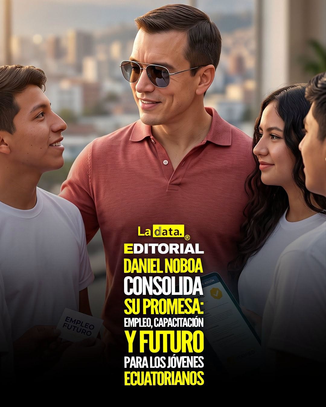@ladataec 👈 #ladata #TendenciaPolítica #DanielNoboa #JóvenesEnAcción