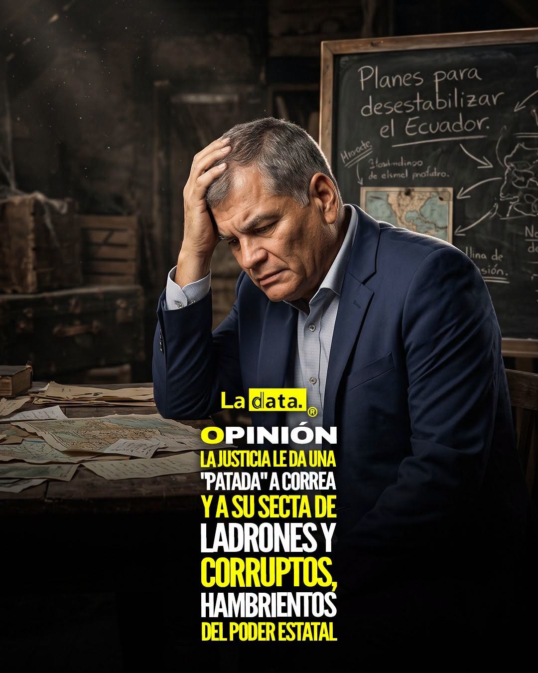 @ladataec 👈 ‎ ‎#ladata #TendenciaPolítica #RafaelCorrea #Corrupción