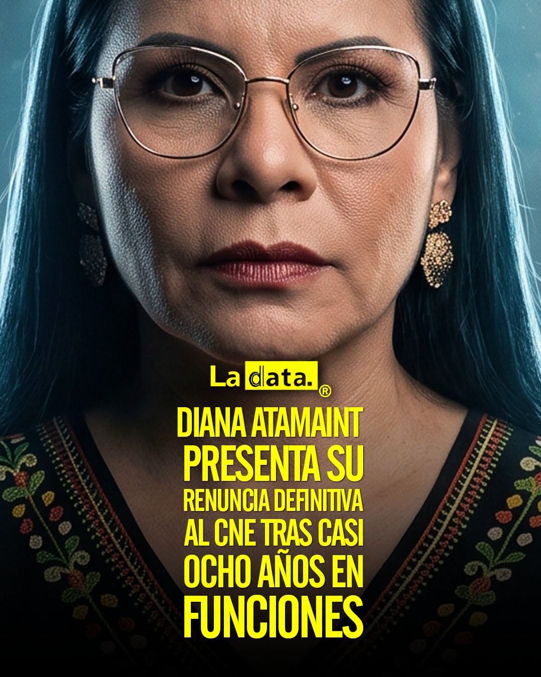 @ladataec 👈 ‎ ‎#ladata #TendenciaPolítica #DianaAtamaint #CNE