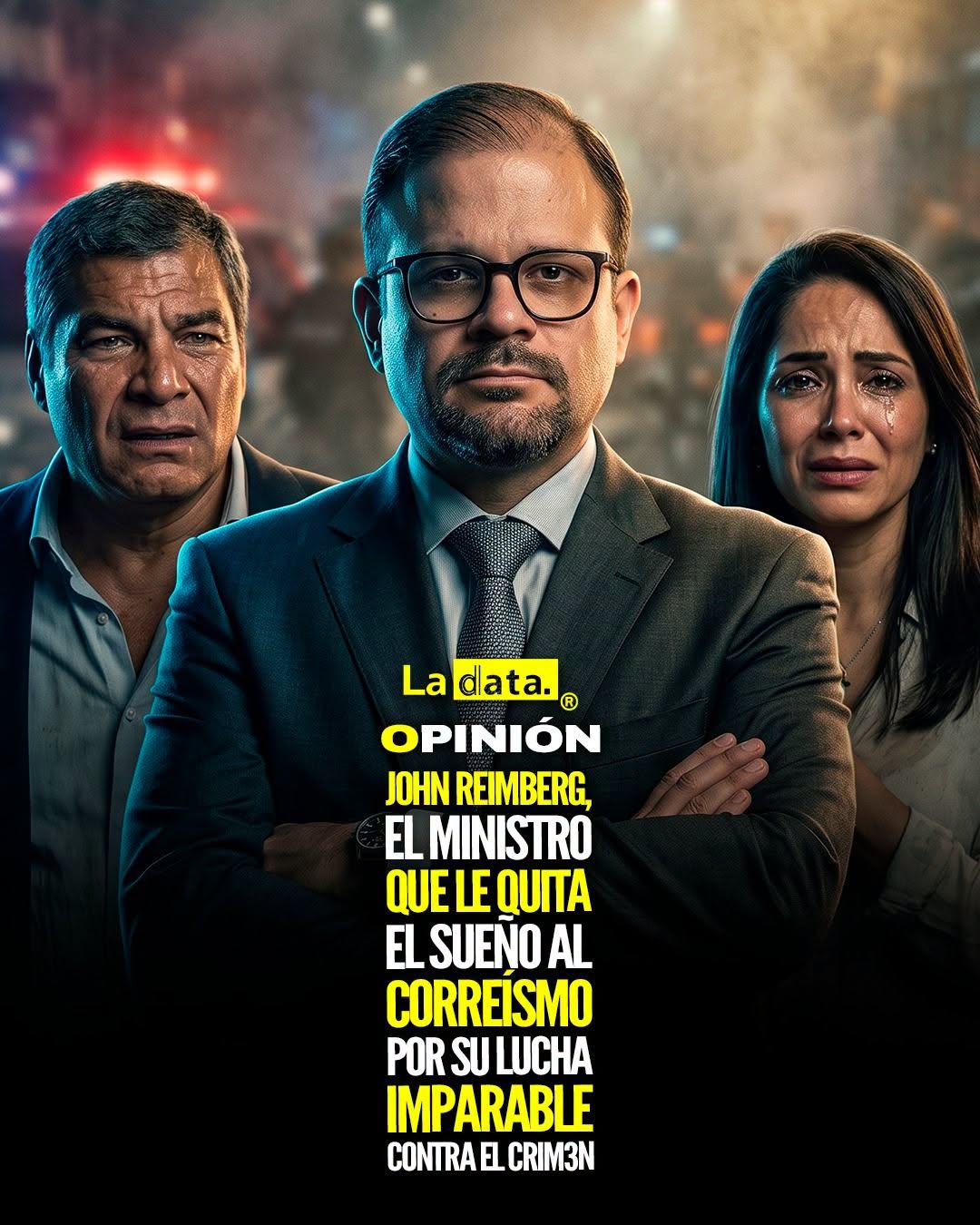 @ladataec 👈 ‎ ‎#ladata #TendenciaPolítica #JohnReimberg #Correísmo