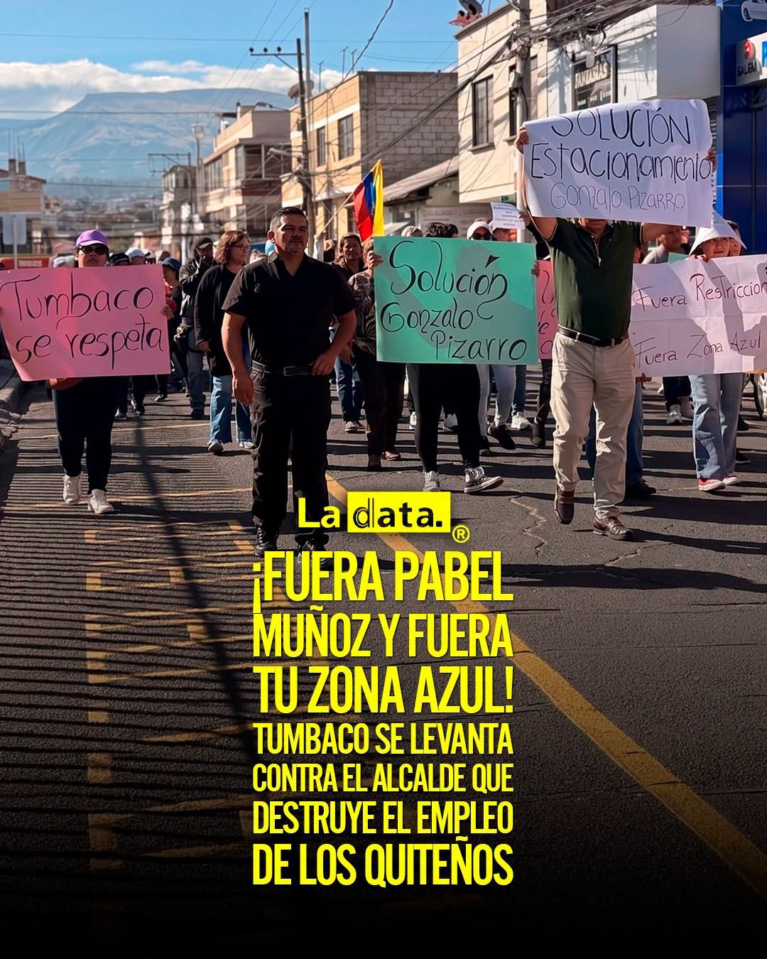 @ladataec👈 #ladata #TendenciaPolítica #Tumbaco #PabelMuñoz