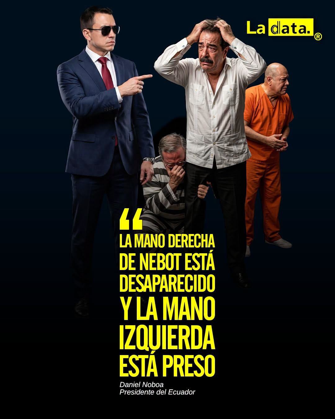 @ladataec👈 ‎ ‎#ladata #TendenciaPolítica #DanielNoboa #JaimeNebot
