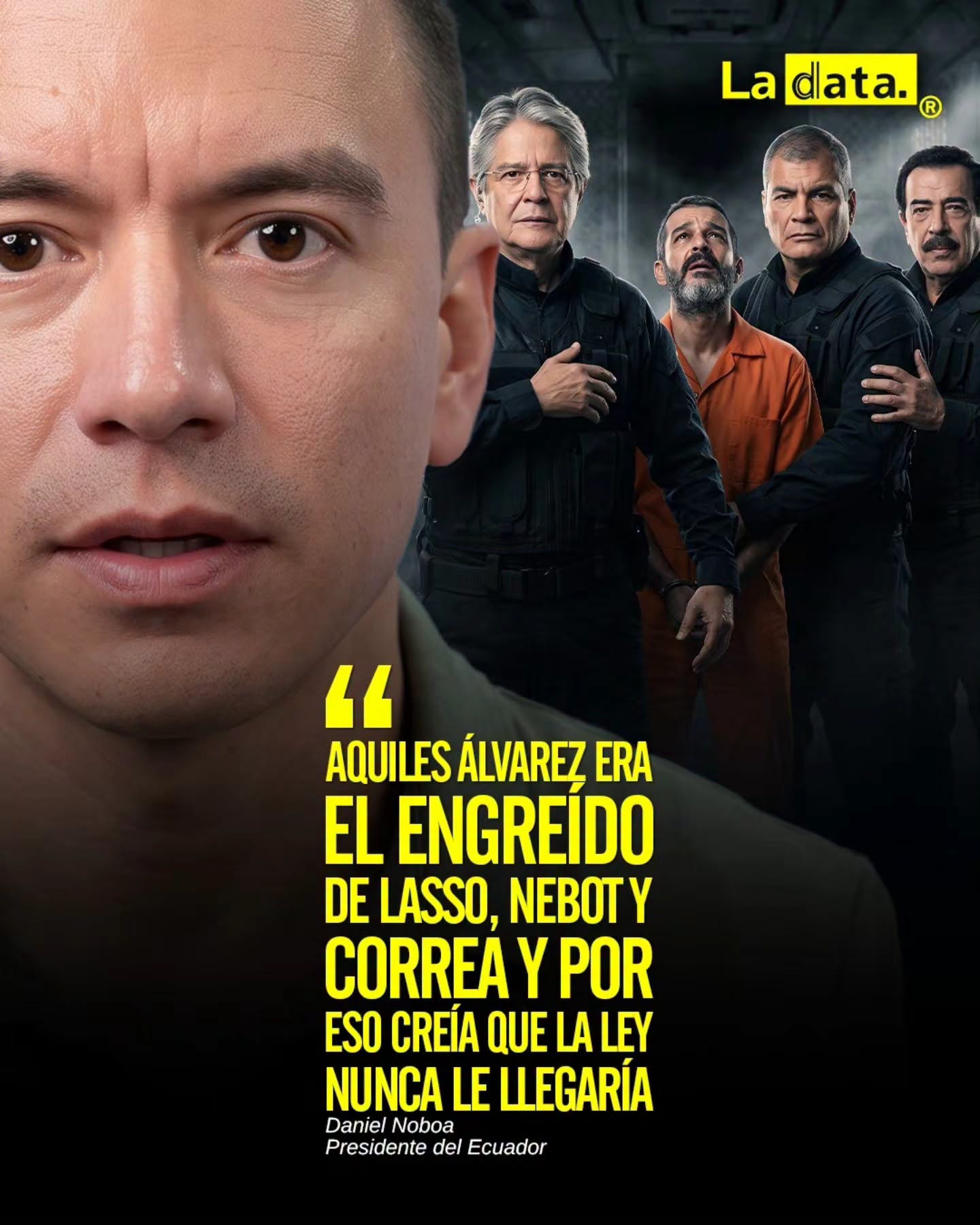 La Data ® 👈 ‎ ‎#ladata #TendenciaPolítica #DanielNoboa #Entrevista