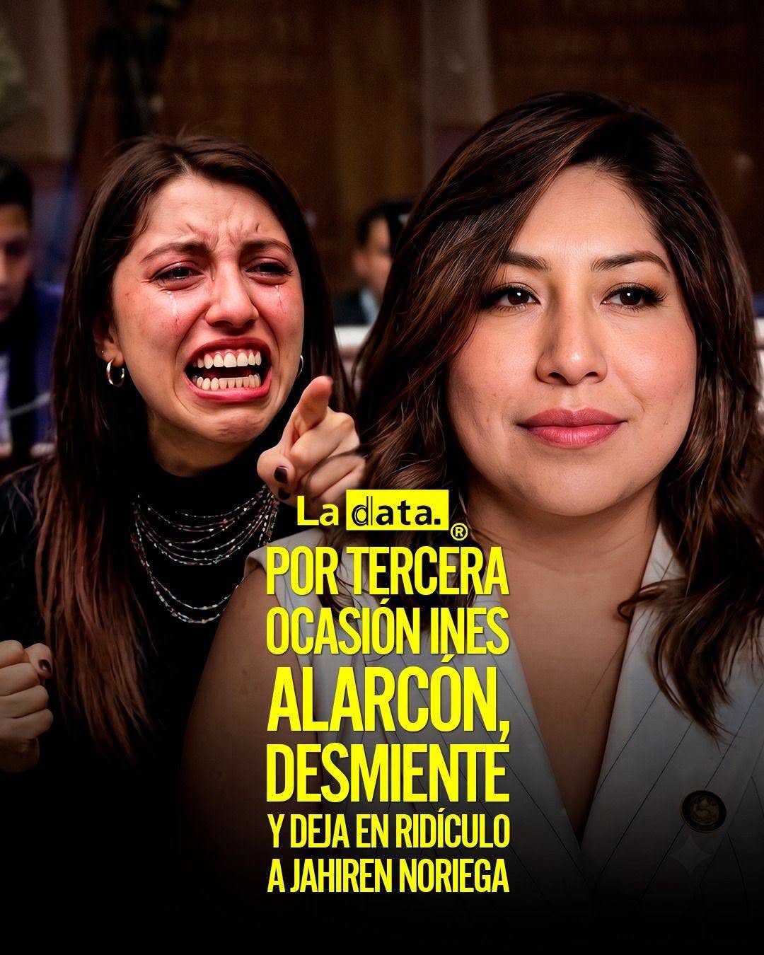 @ladataec👈 #LaData #TendenciaPolitica #InesAlarcon #JahirenNoriega