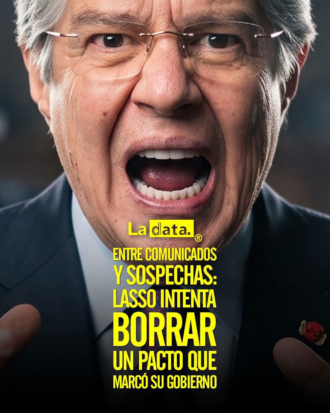 #Tendencia Entre comunicados y sospechas: Lasso intenta borrar un pacto que marcó su gobierno ¡Guillermo Lasso y CREO salen a