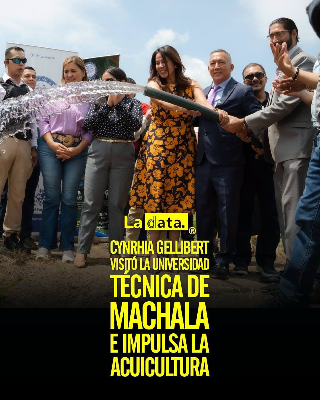 @ladataec👈 #LaData #TendenciaPolitica #CynthiaGellibert #Machala
