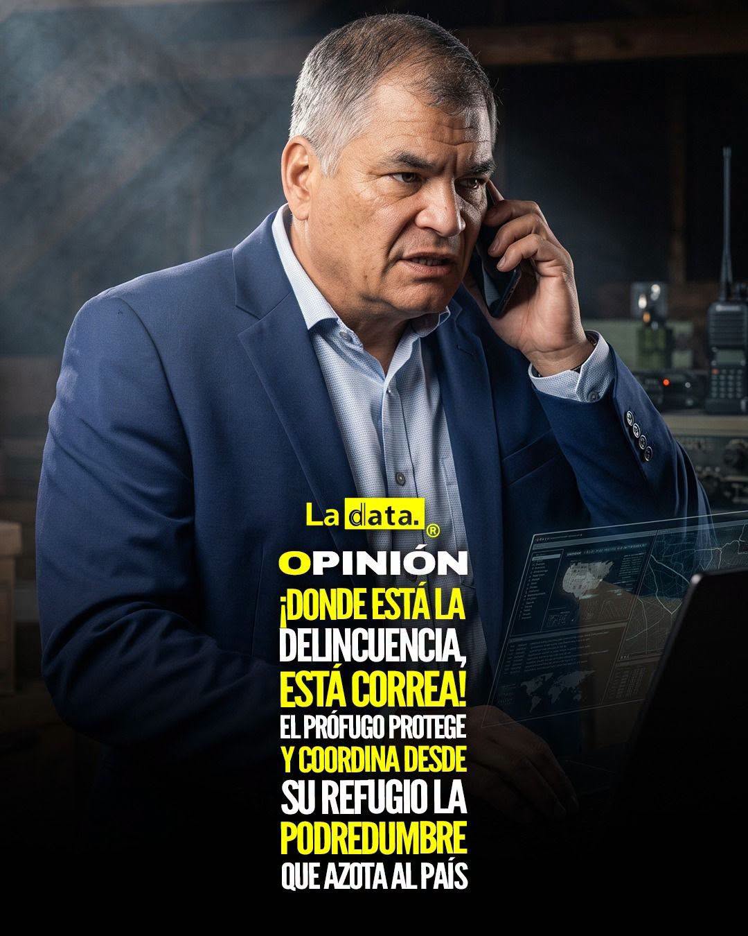 @ladataec 👈 ‎ ‎#ladata #TendenciaPolítica #RafaelCorrea #Corrupción