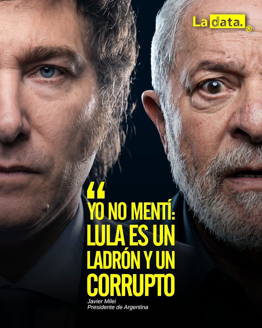@ladataec 👈 #ladata #TendenciaPolítica #JavierMilei #Lula