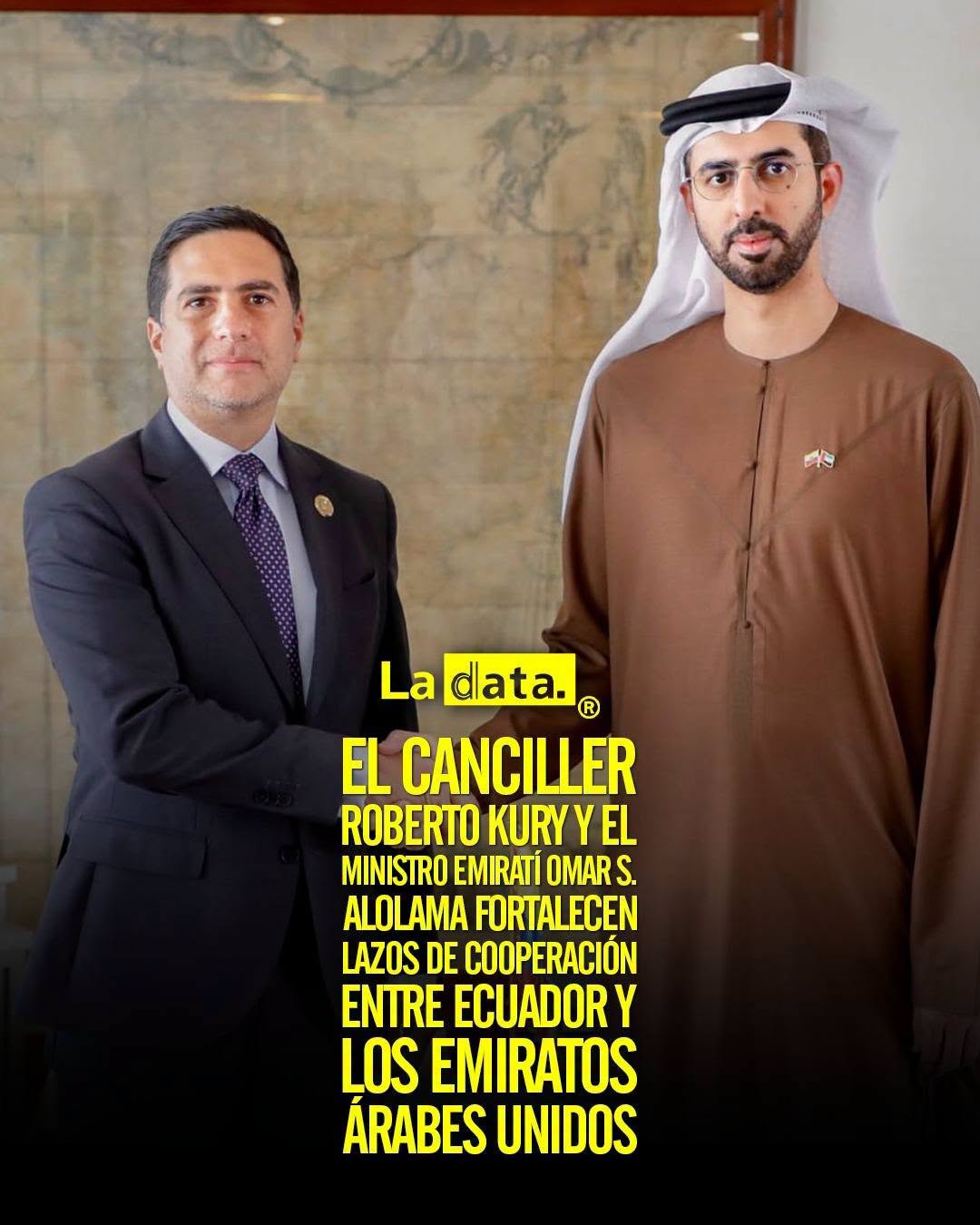 @ladataec 👈 ‎ ‎#ladata #TendenciaPolítica #Ecuador #EmiratosÁrabesUnidos