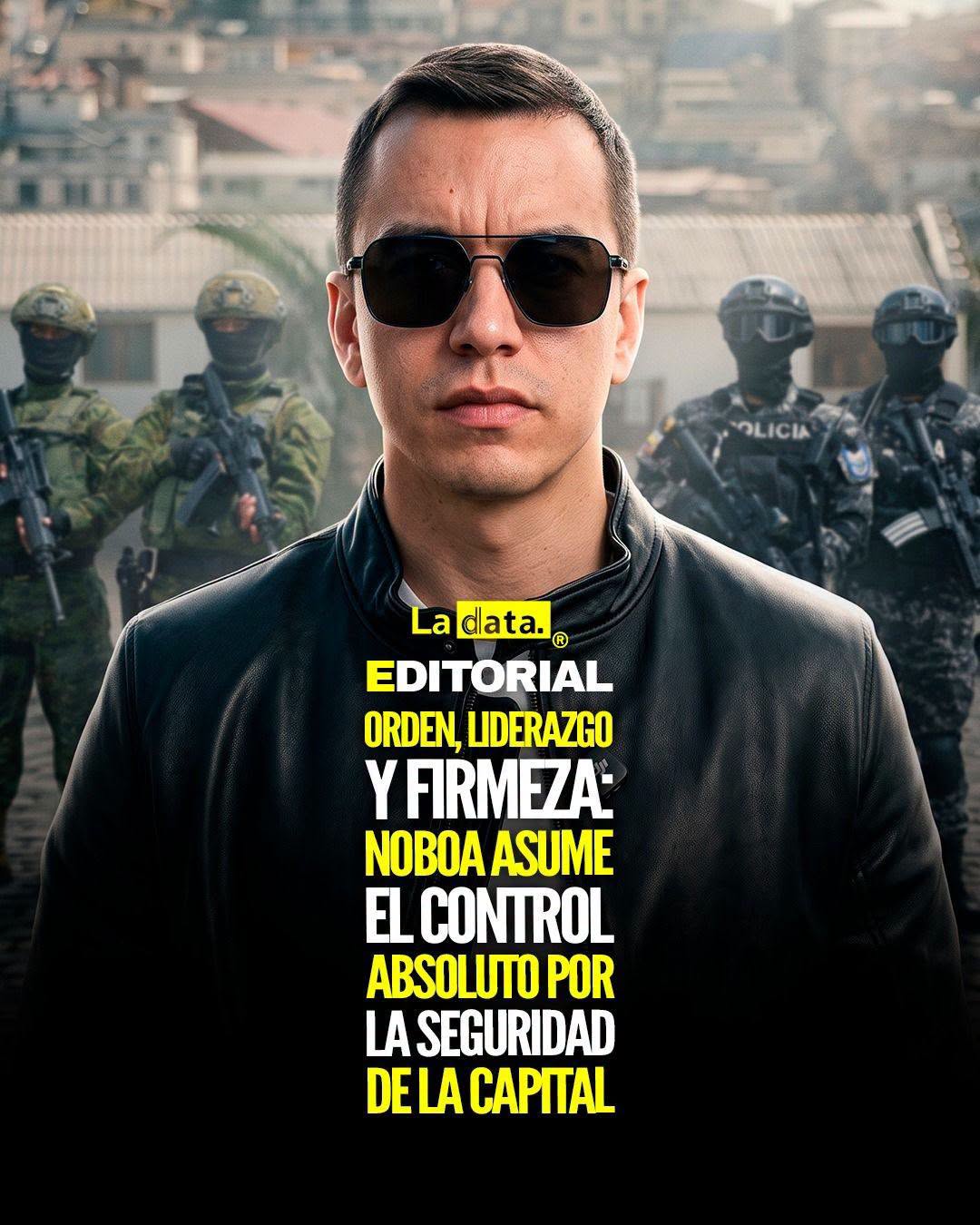 @ladataec 👈 ‎ ‎#ladata #TendenciaPolítica #DanielNoboa #Quito