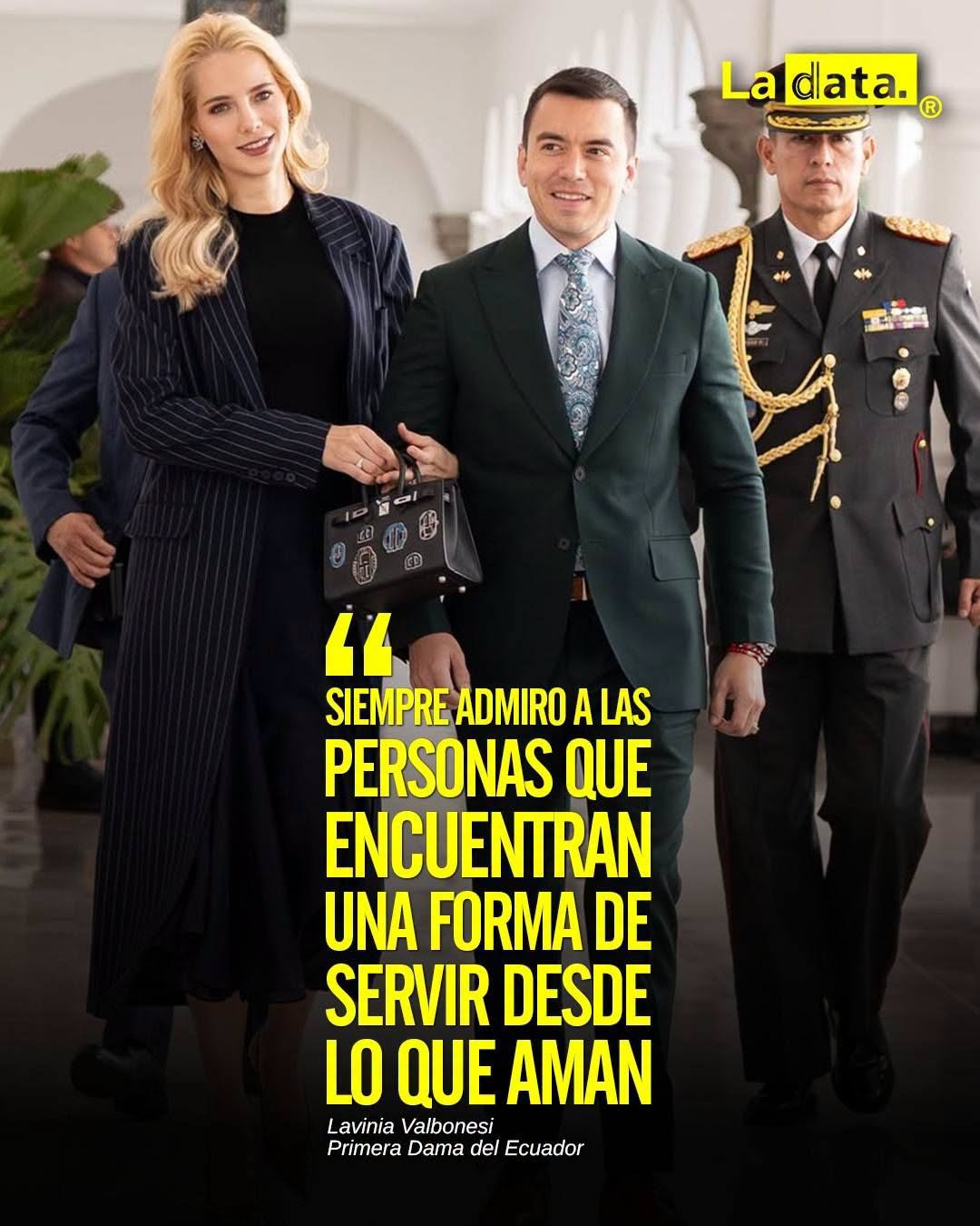 @ladataec👈 ‎ ‎#ladata #TendenciaPolítica #LaviniaValbonesi #DanielNoboa