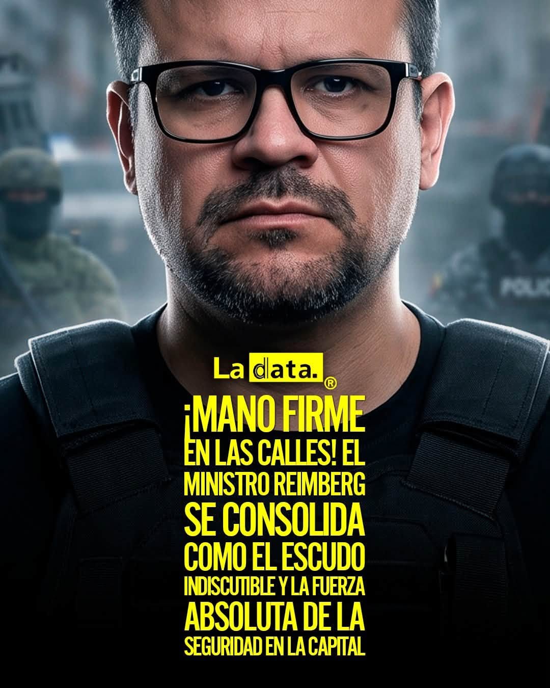 @ladataec 👈 ‎ ‎#ladata #TendenciaPolítica #MinistroReimberg #Quito