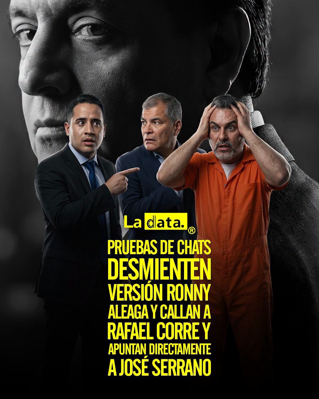 @ladataec👈 #LaData #TendenciaPolitica #RafaelCorrea #RonnyAleaga