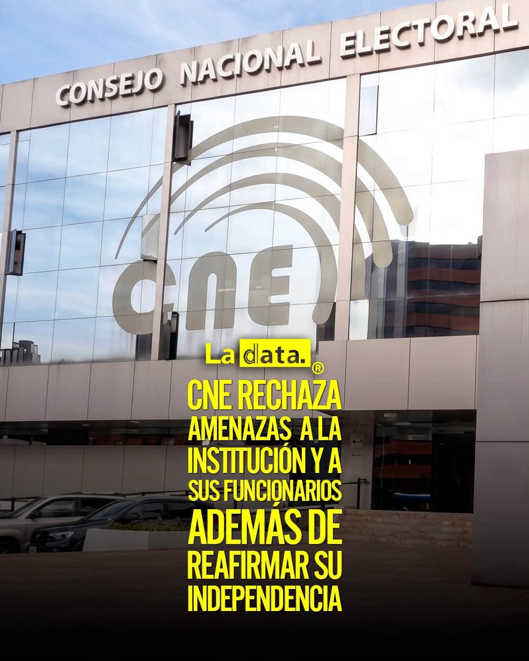 @ladataec #LaData #TendenciaPolitica #CNE #Comunicado