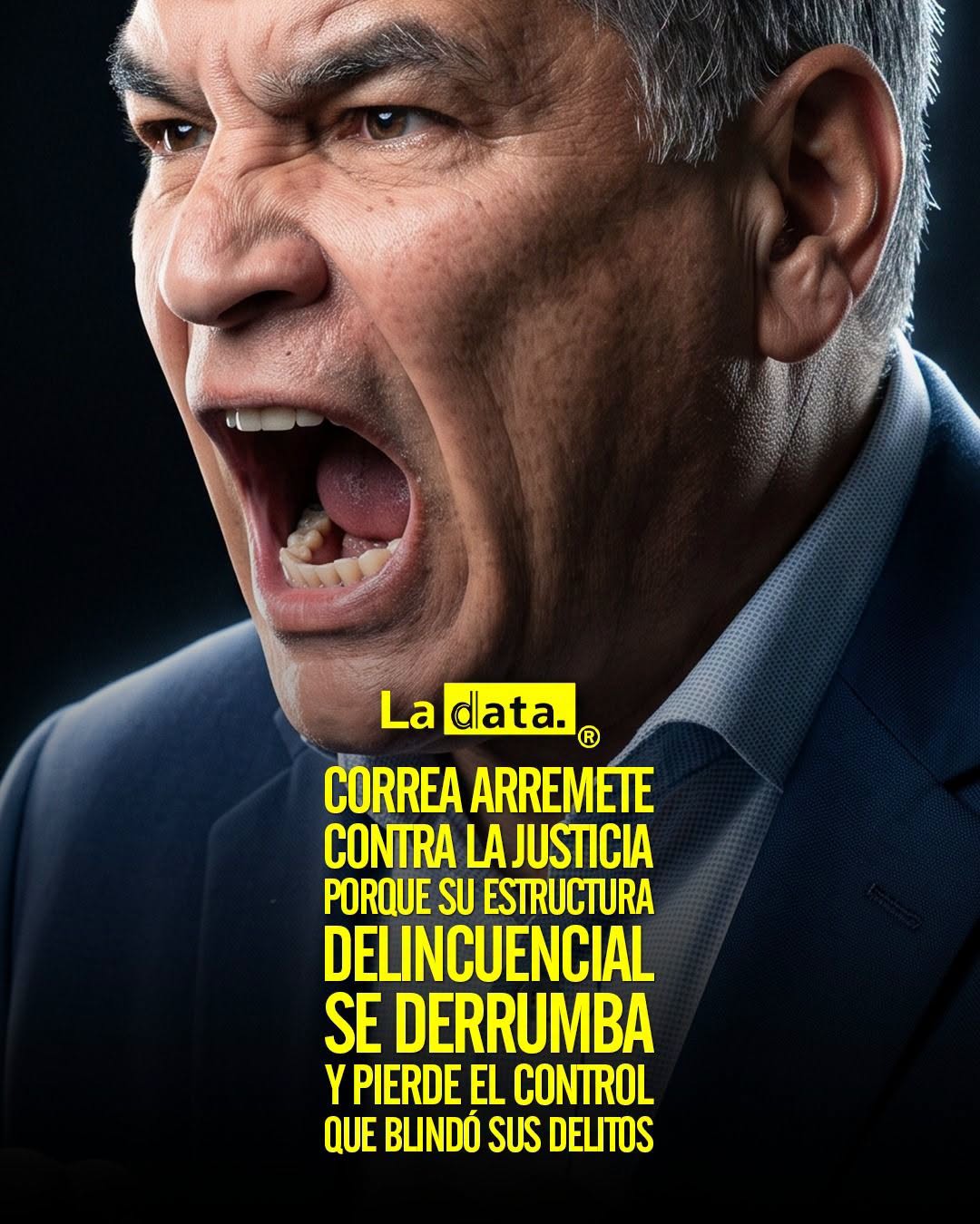 @ladataec 👈 ‎ ‎#ladata #TendenciaPolítica #RafaelCorrea #Corrupción