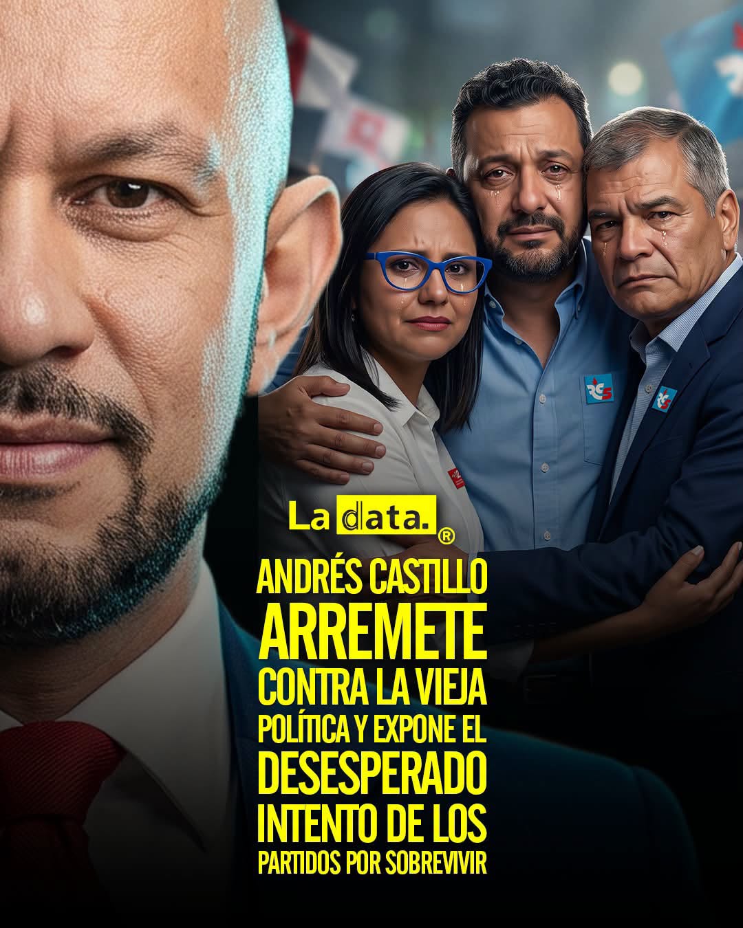 @ladataec 👈 ‎ ‎#ladata #TendenciaPolítica #AndrésCastillo #RC5