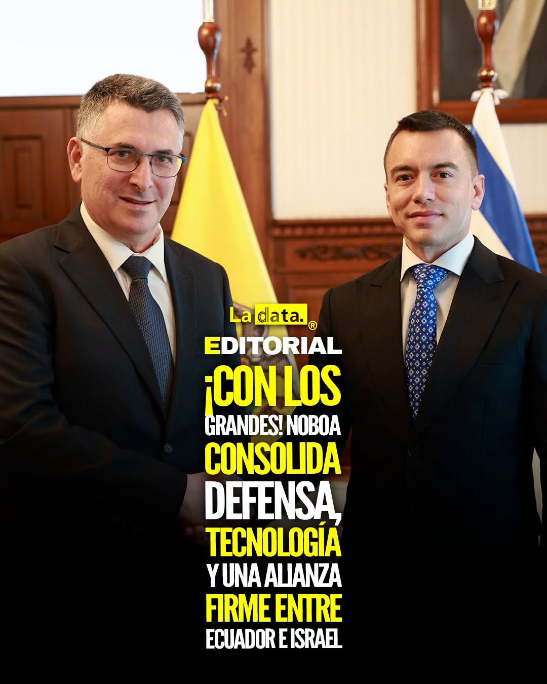 @ladataec 👈 ‎ ‎#ladata #TendenciaPolítica #Ecuador #Israel