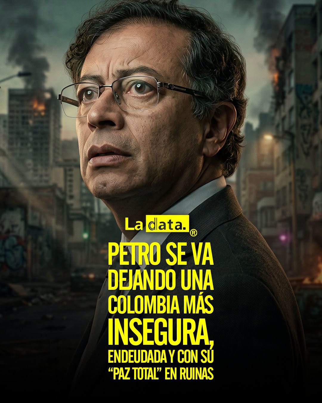 @ladataec👈 #ladata #TendenciaPolítica #GustavoPetro #Colombia