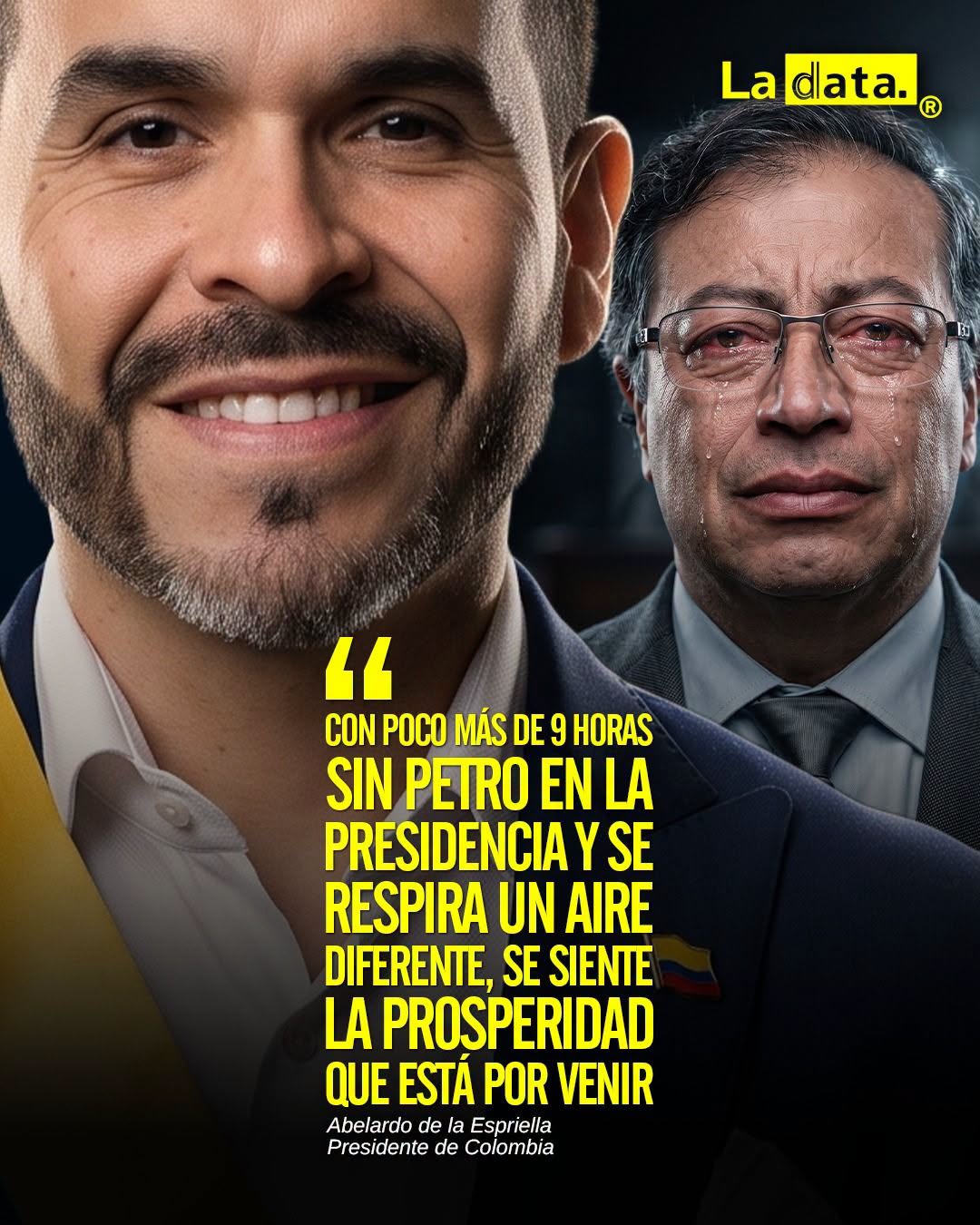 @ladataec 👈 ‎ ‎#ladata #TendenciaPolítica #Colombia #AbelardoDeLaEspriella