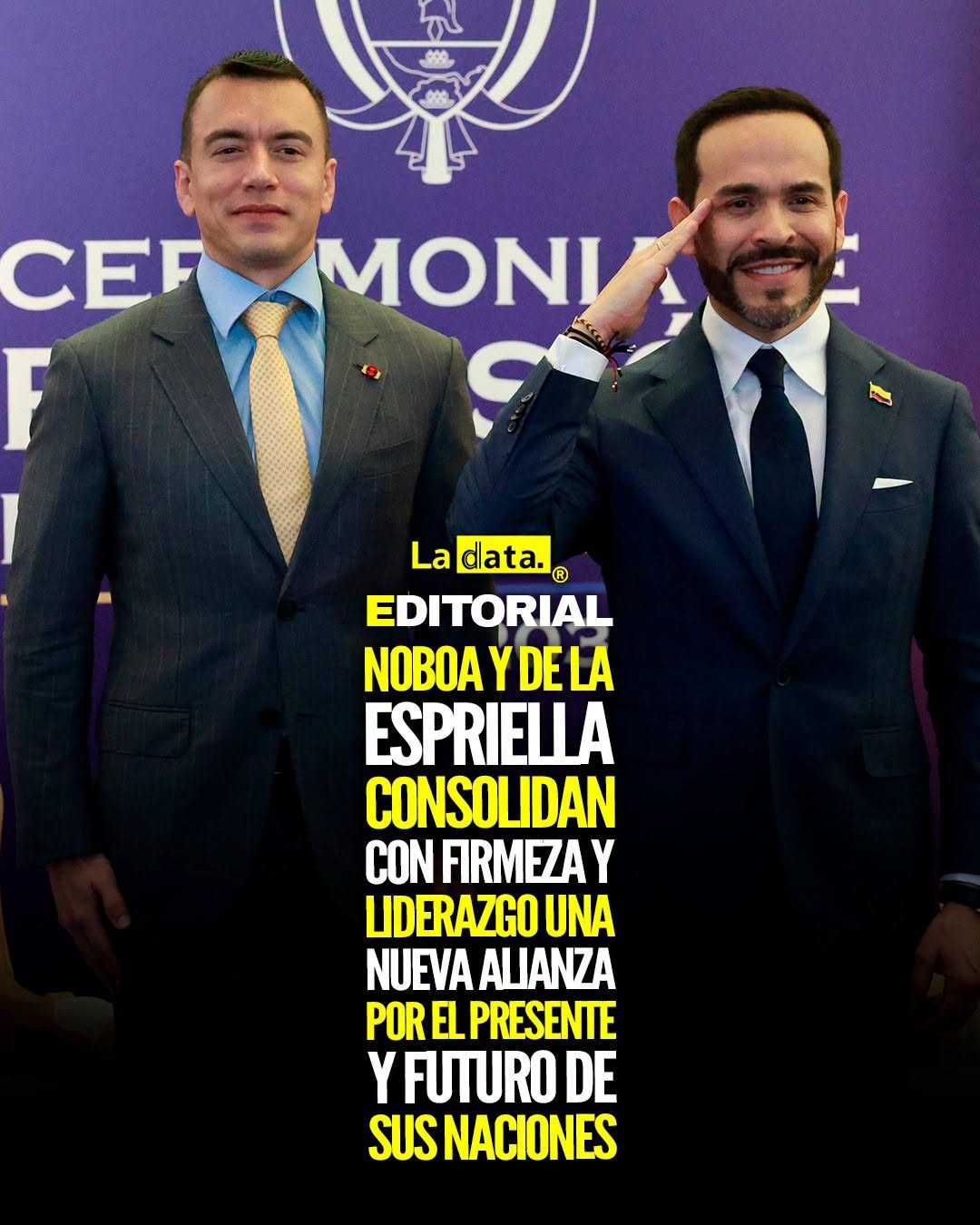 @ladataec 👈 ‎ ‎#ladata #TendenciaPolítica #DanielNoboa #AbelardoDeLaEspriella