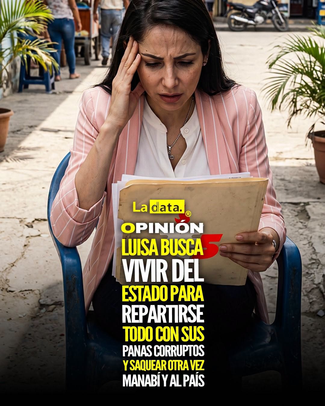 @ladataec 👈 ‎ ‎#ladata #TendenciaPolítica #LuisaGonzález #Correísmo